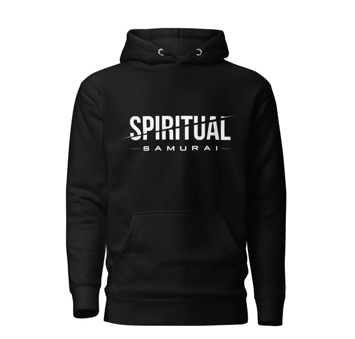 Classic Spiritual Samurai Black Hoodie