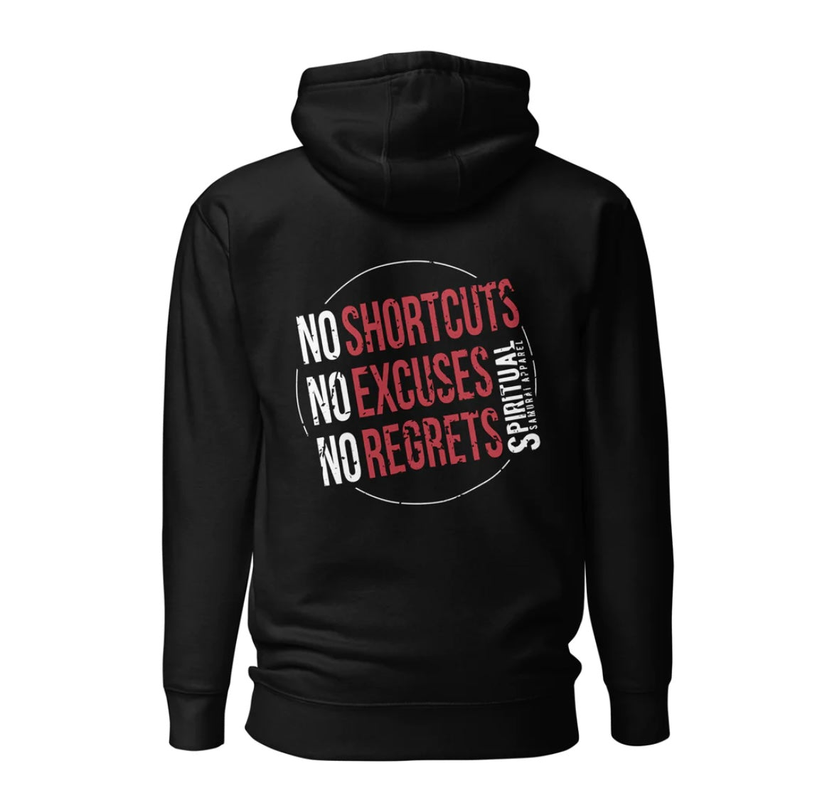 No Regrets Hoodie Back Print