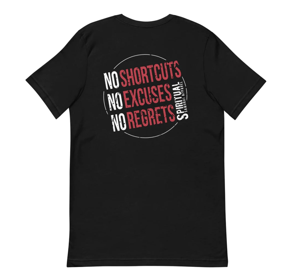 No Regrets Tee Back Print