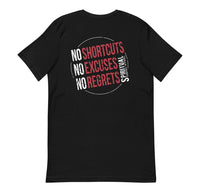 No Regrets Tee Back Print